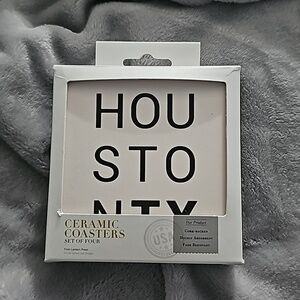 NIB - Lantern Press - Houston, TX 4pc Coaster Set